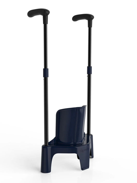 Melany Anziehhilfe für Kompressionsstrümpfe, Vorderansicht – erleichtert schnelles, müheloses An- und Ausziehen