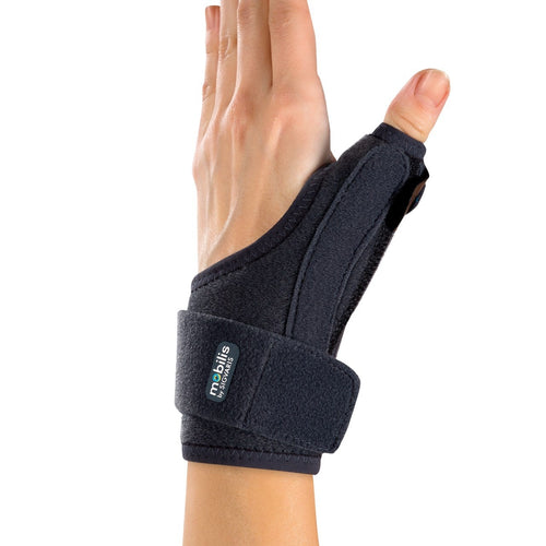 Mobilis RhizoSupport Daumenschiene, Seitenansicht – Fixierungsstäbe für sicheren Halt, individuell anpassbar