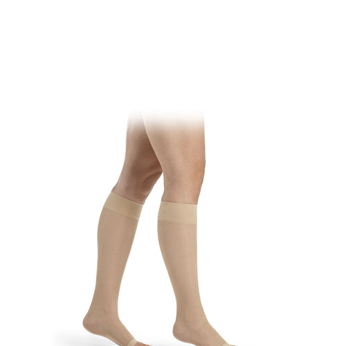 DELILAH 140D mesh Kniestrümpfe offene Fussspitze