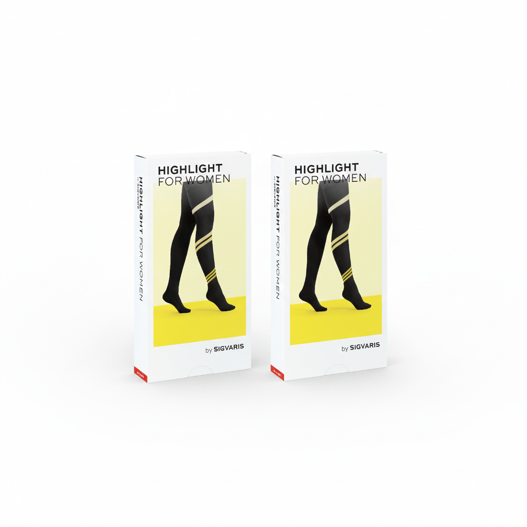 HIGHLIGHT for women bas de mollets lot double