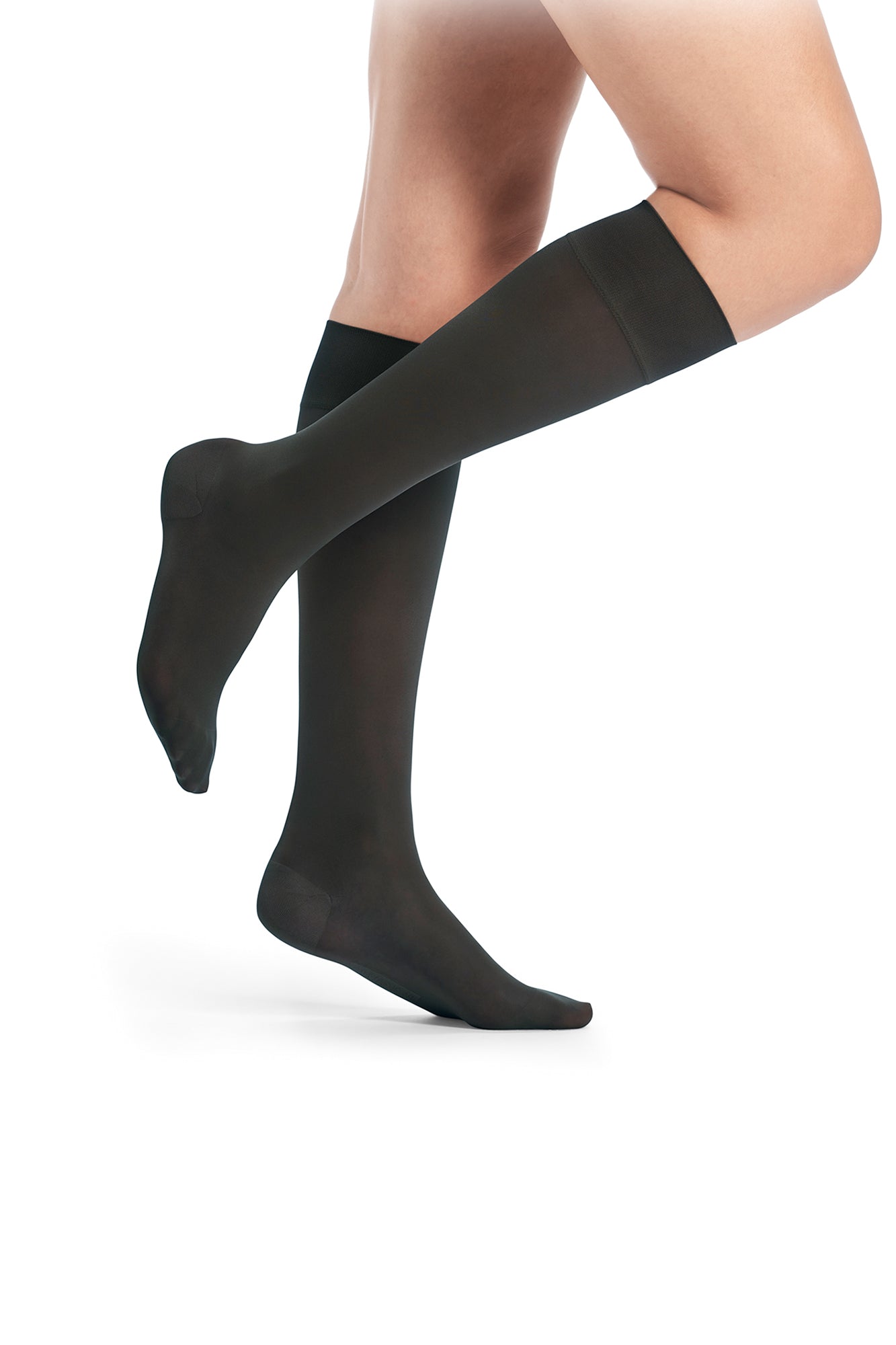 DELILAH 140D mesh Kniestrümpfe