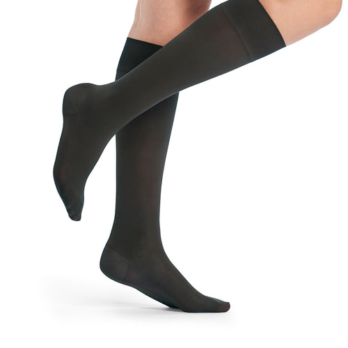 DELILAH 140D mesh Kniestrümpfe