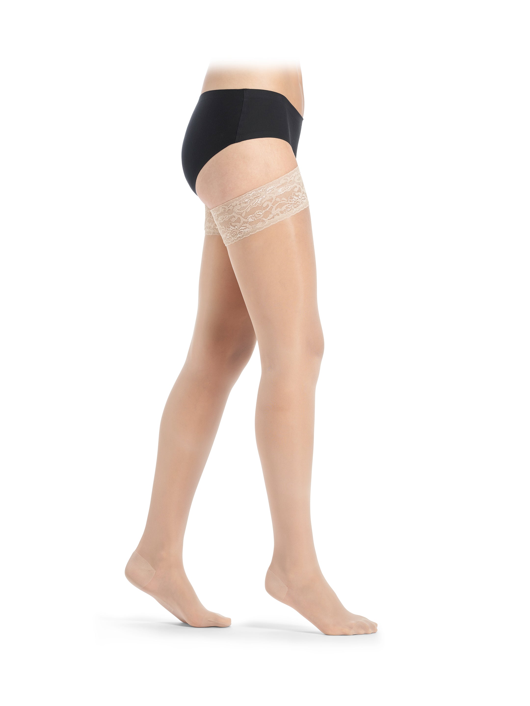DELILAH 140D maglia liscia calze alla coscia