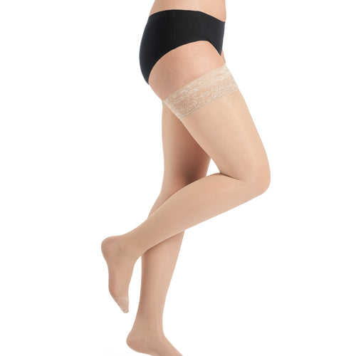 DELILAH 140D maglia liscia calze alla coscia