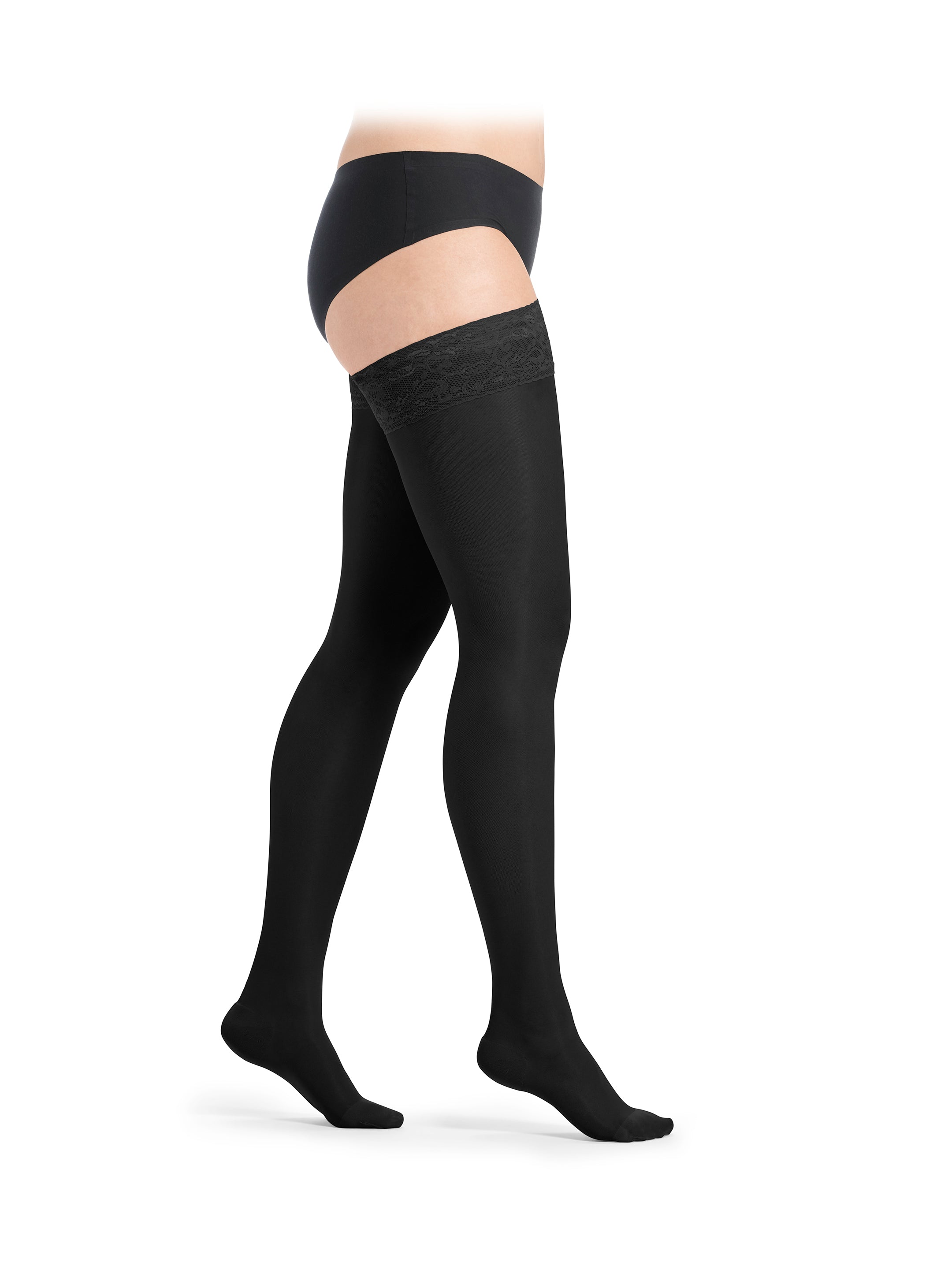 DELILAH 140D maglia liscia calze alla coscia