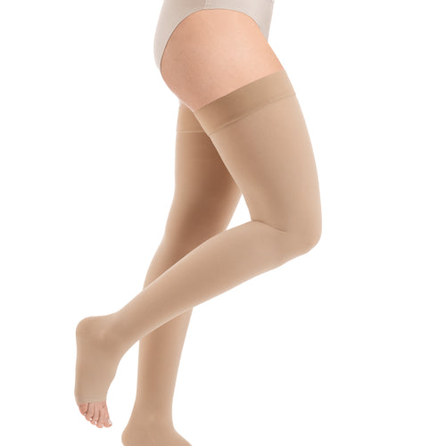 ESSENTIAL Classical Schenkelstrümpfe offene Fussspitze
