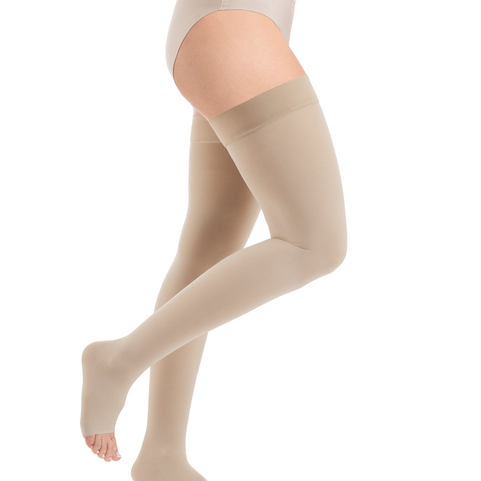 Essential CLASSICAL Schenkelstrümpfe offene Fussspitze