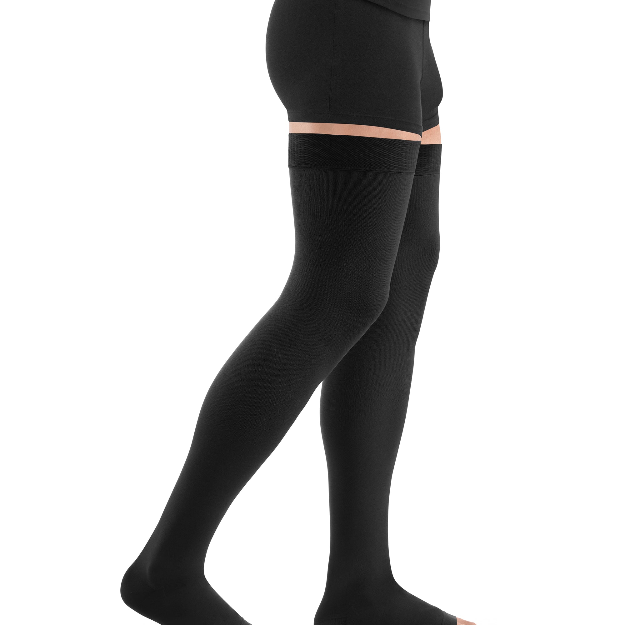 Essential CLASSICAL Schenkelstrümpfe offene Fussspitze