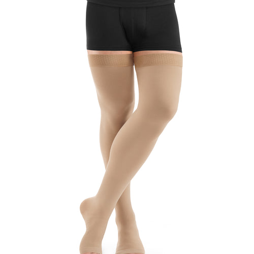 ESSENTIAL Classical Schenkelstrümpfe offene Fussspitze