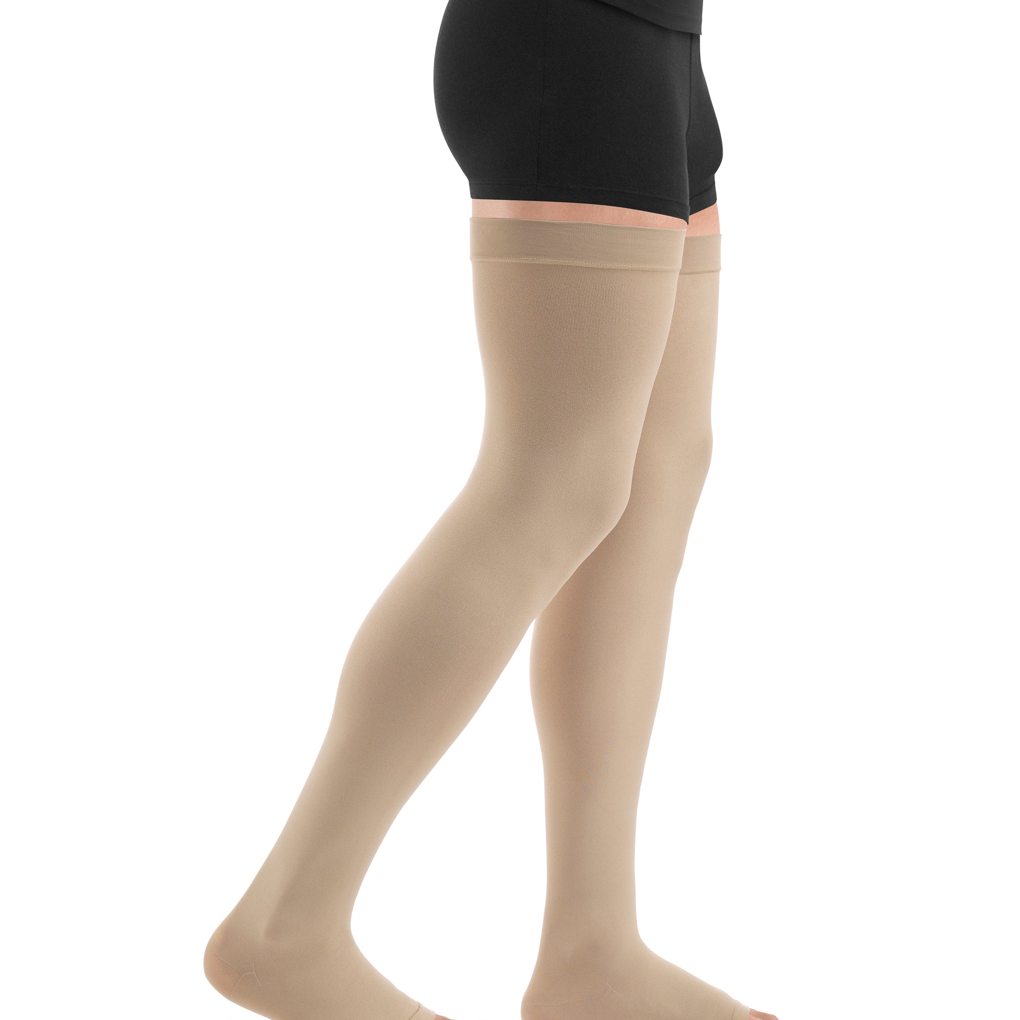 ESSENTIAL Classical Schenkelstrümpfe offene Fussspitze