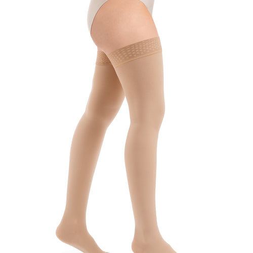 Essential COMFORTABLE Schenkelstrümpfe offene Fussspitze