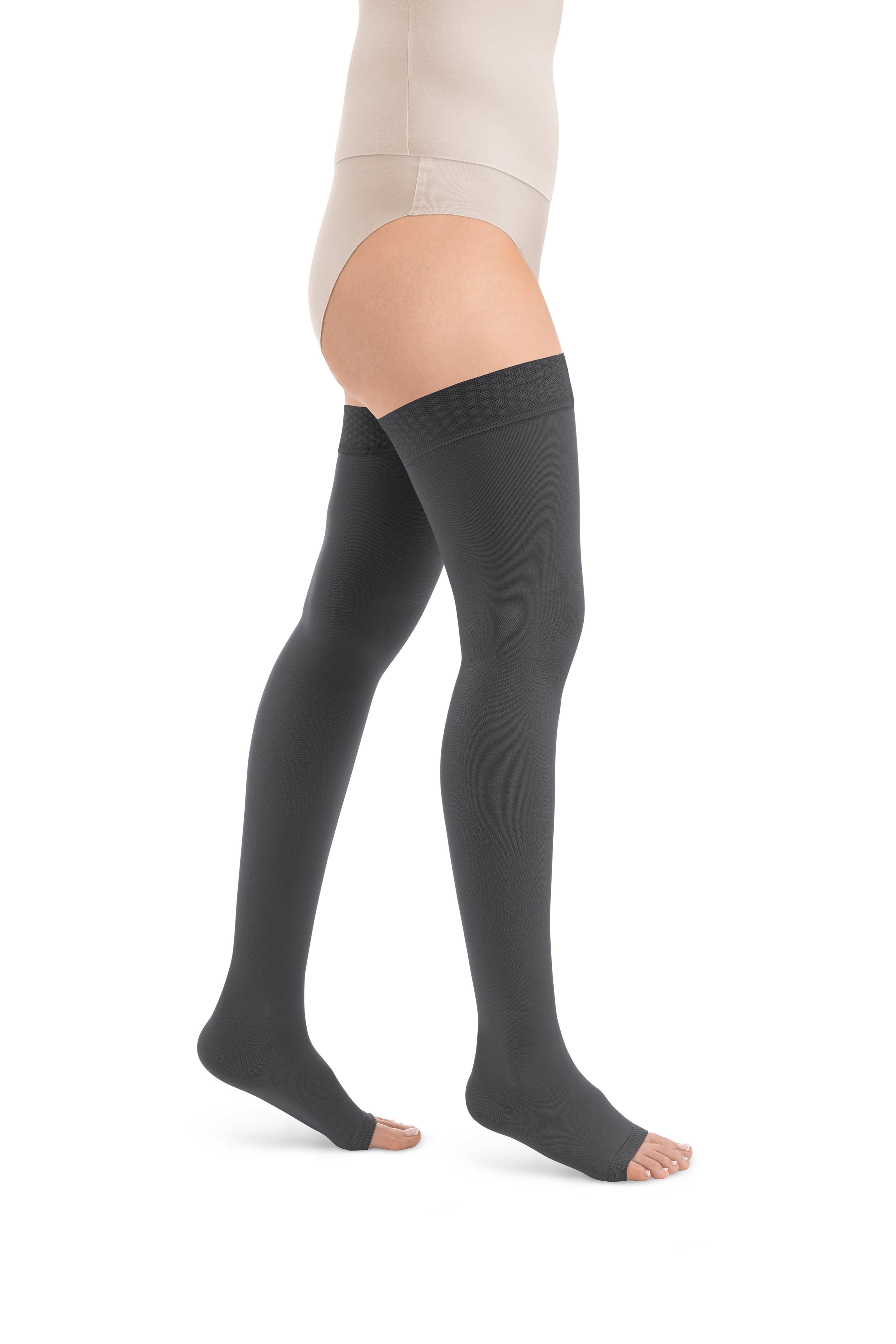 Essential COMFORTABLE Schenkelstrümpfe offene Fussspitze