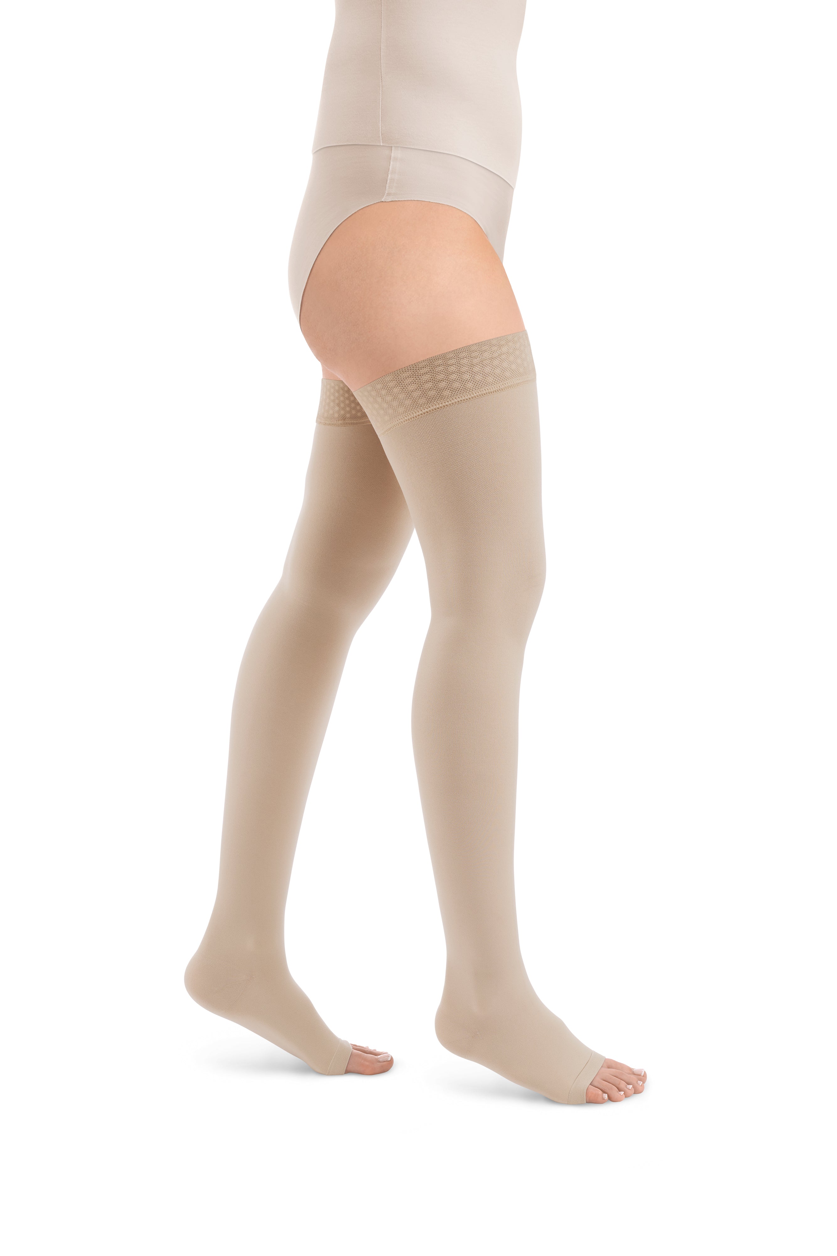 Essential COMFORTABLE Schenkelstrümpfe offene Fussspitze