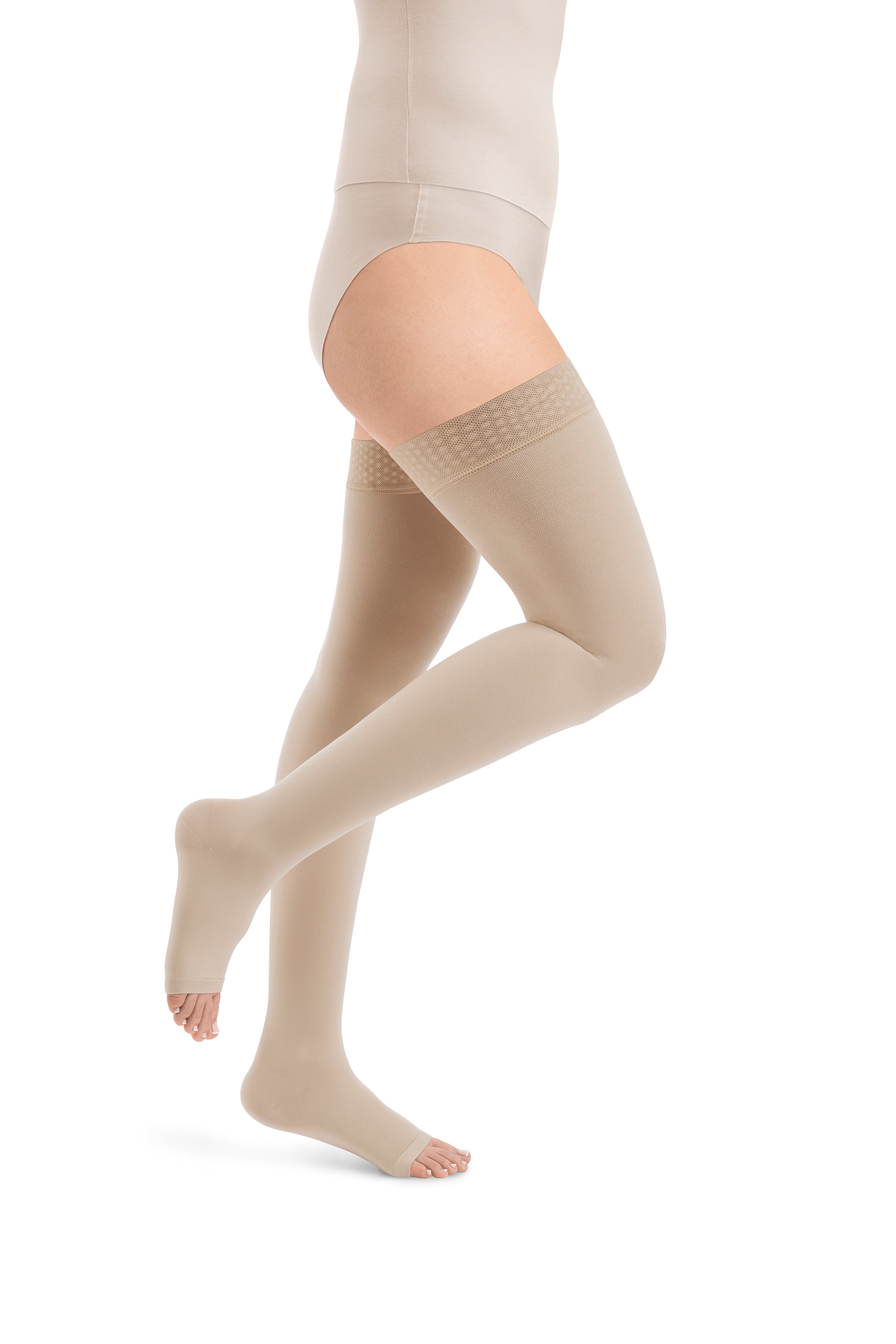 Essential COMFORTABLE Schenkelstrümpfe offene Fussspitze