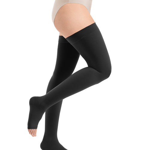 Essential COMFORTABLE Schenkelstrümpfe offene Fussspitze