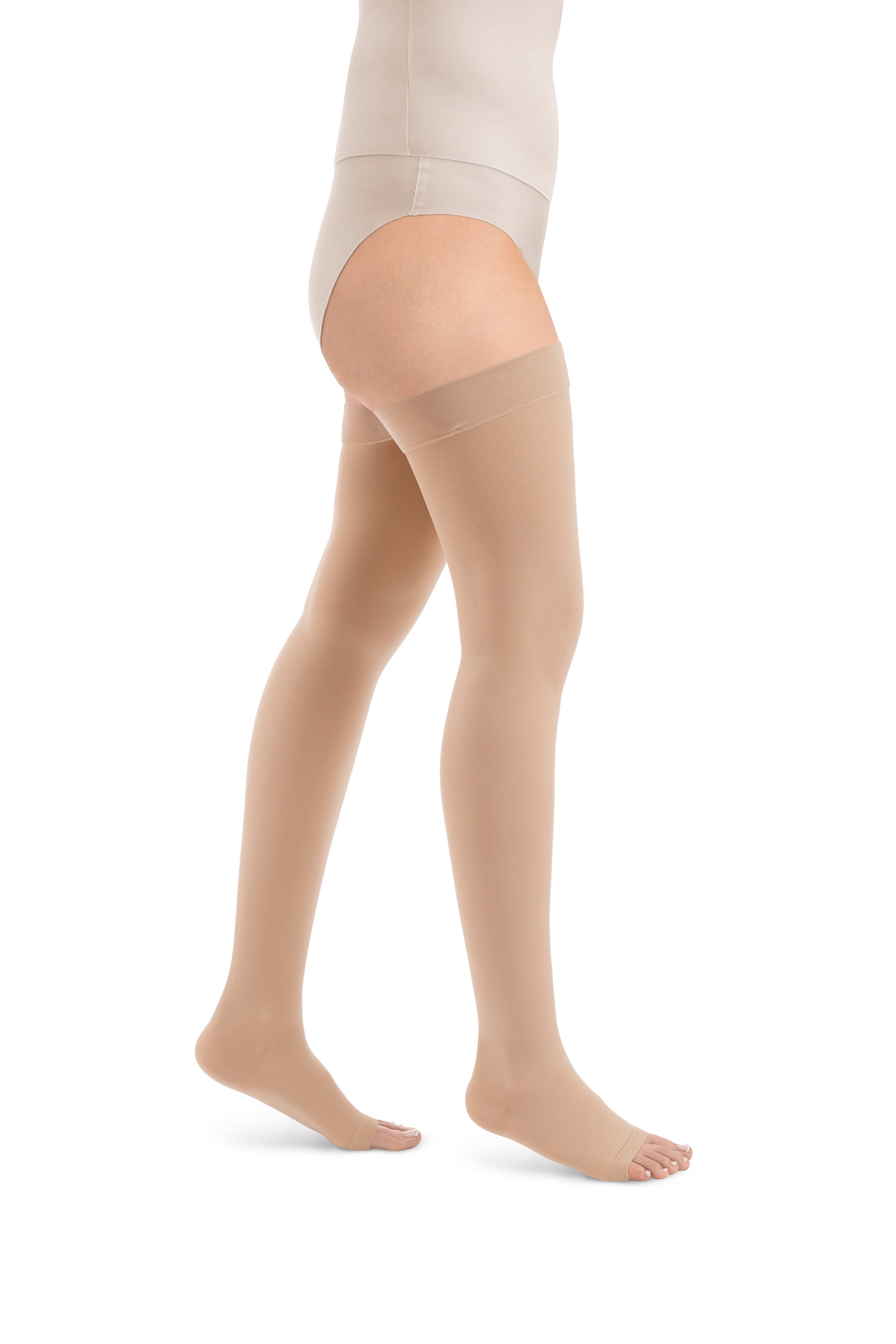 Essential COMFORTABLE Schenkelstrümpfe offene Fussspitze