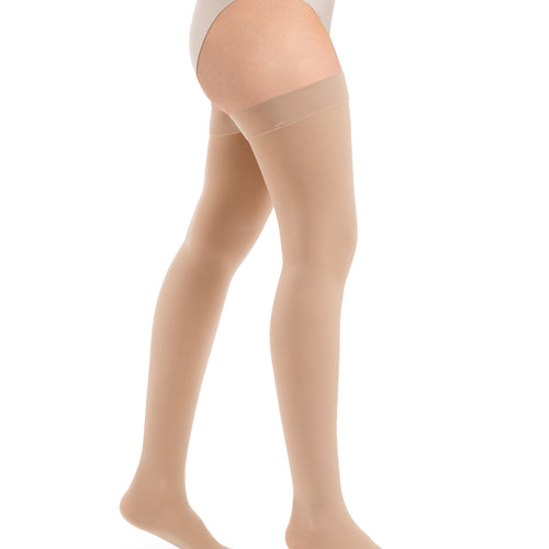 Essential COMFORTABLE Schenkelstrümpfe offene Fussspitze