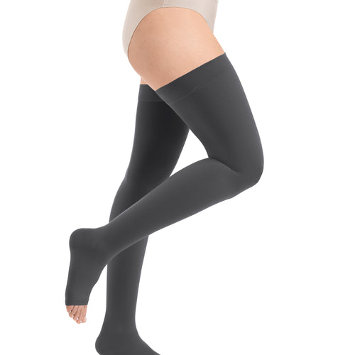 Essential COMFORTABLE Schenkelstrümpfe offene Fussspitze