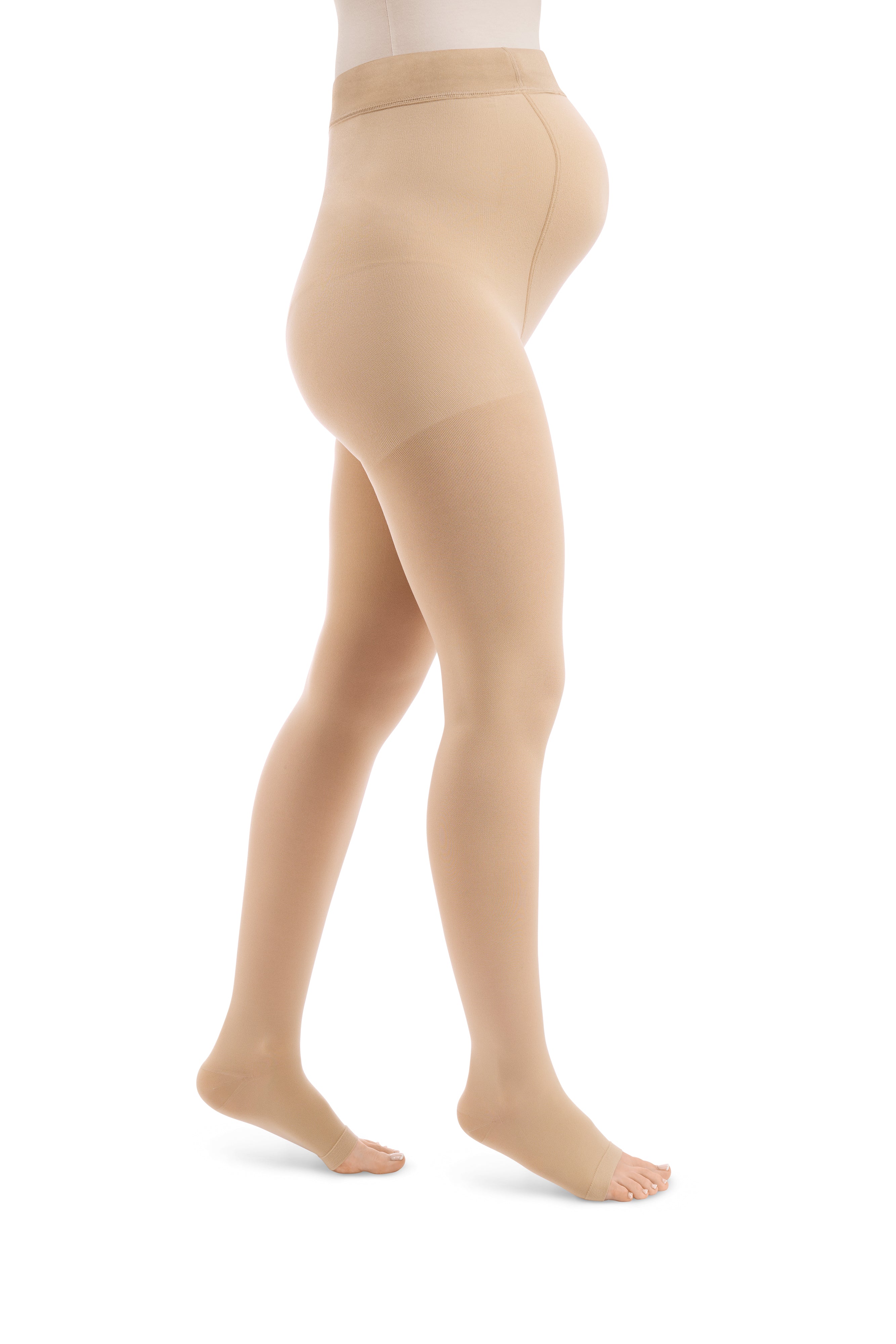 Essential COMFORTABLE Strumpfhosen Maternity offene Fussspitze