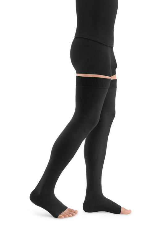 Essential COMFORTABLE Schenkelstrümpfe offene Fussspitze