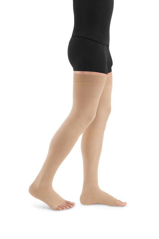 Essential COMFORTABLE Schenkelstrümpfe offene Fussspitze