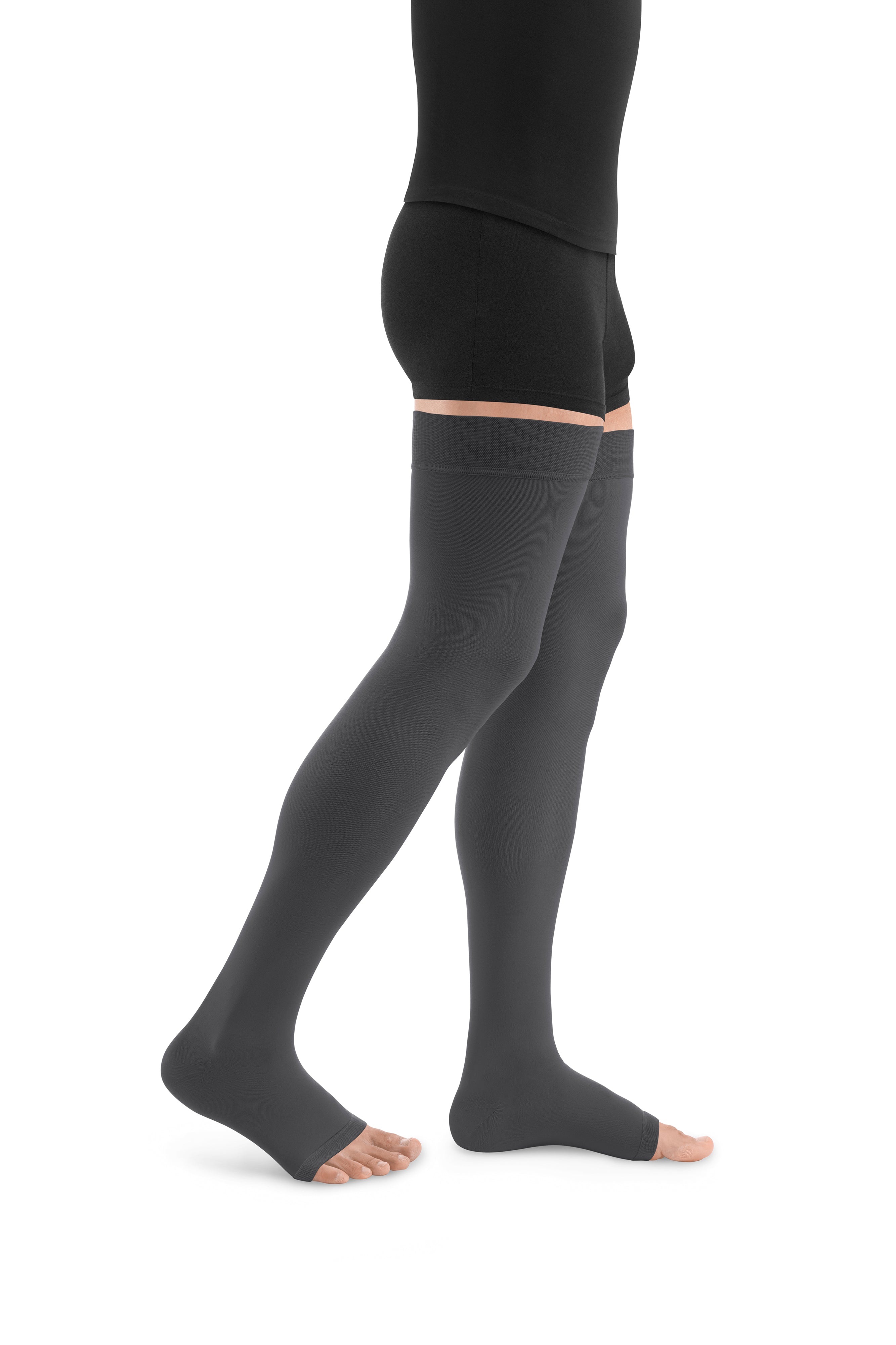 Essential COMFORTABLE Schenkelstrümpfe offene Fussspitze