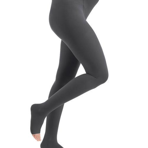 Style SEMITRANSPARENT Strumpfhosen Maternity offene Fussspitze