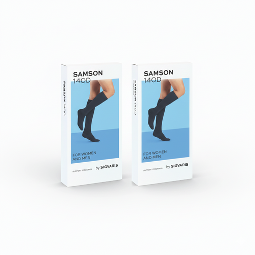SAMSON Kniestrümpfe Doppelpack