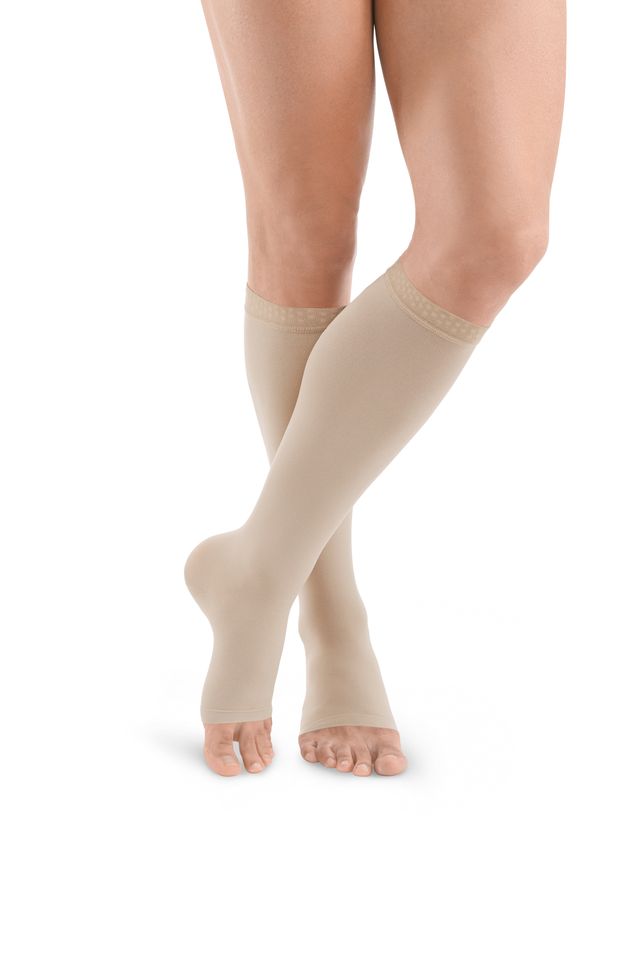 Essential CLASSICAL Kniestrümpfe offene Fussspitze