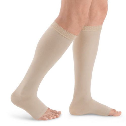 Essential CLASSICAL Kniestrümpfe offene Fussspitze