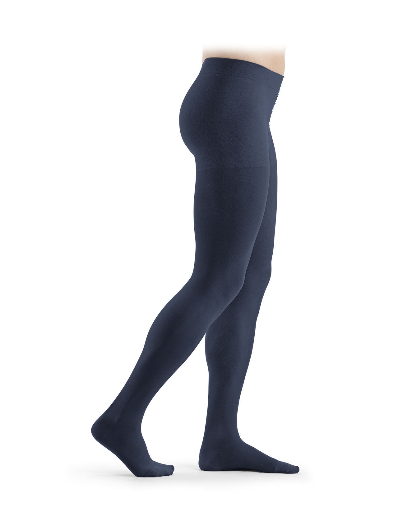 Sigvaris Essential COMFORTABLE Strumpfhosen marineblau, blickdicht, seitliche Ansicht - position 3