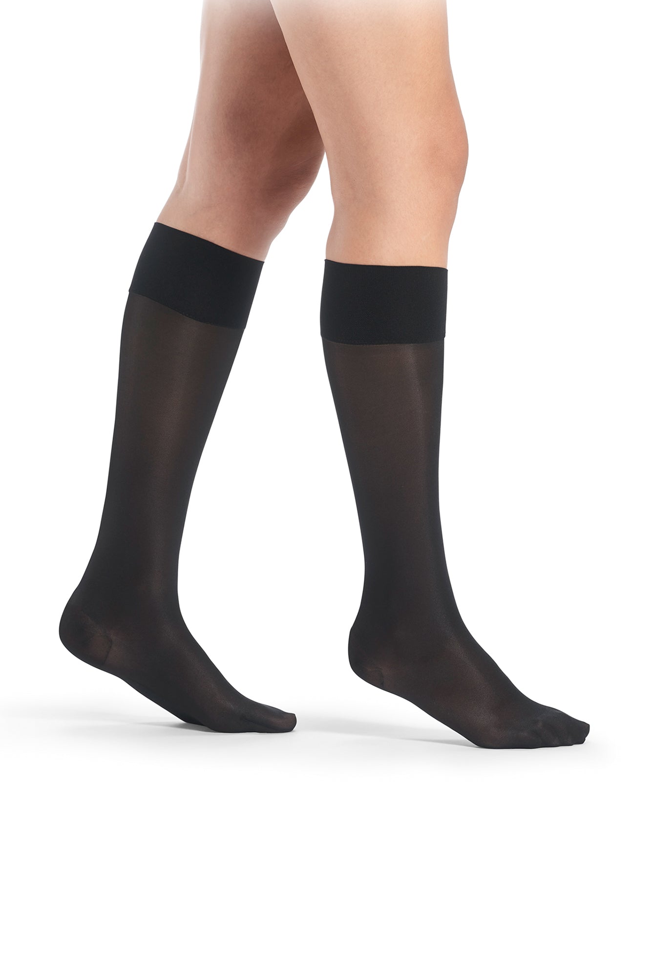 DELILAH 140D mesh Kniestrümpfe