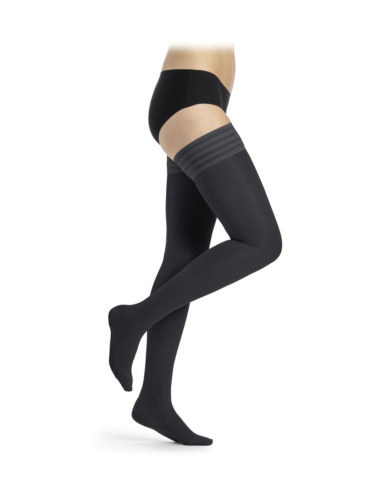 DELILAH 140D flat Schenkelstrümpfe