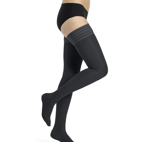 DELILAH 140D flat Schenkelstrümpfe