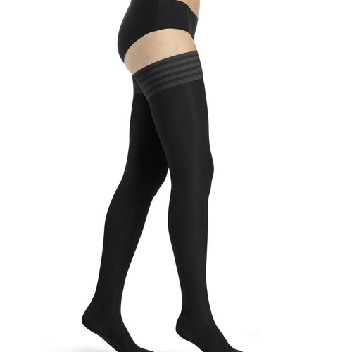 DELILAH 140D mesh Schenkelstrümpfe