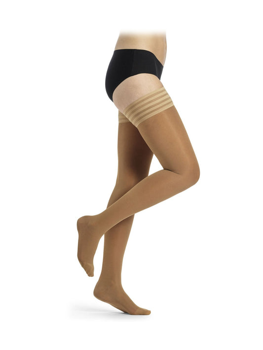 DELILAH 140D flat Schenkelstrümpfe