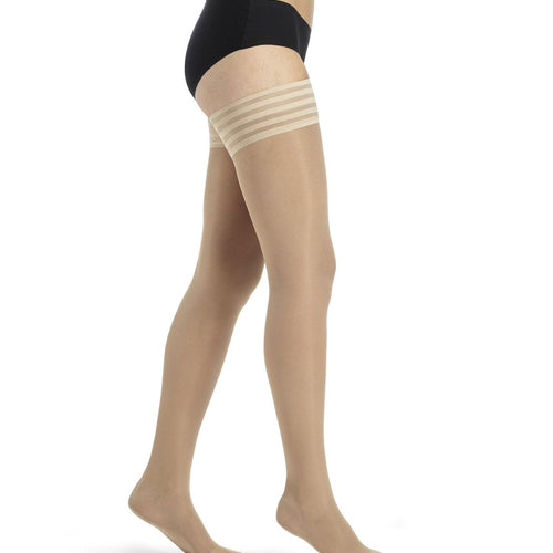 DELILAH 140D flat Schenkelstrümpfe