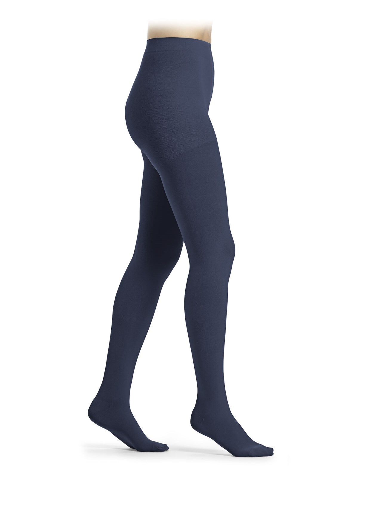 Sigvaris Essential COMFORTABLE Strumpfhosen marineblau, blickdicht, seitliche Ansicht - position 2